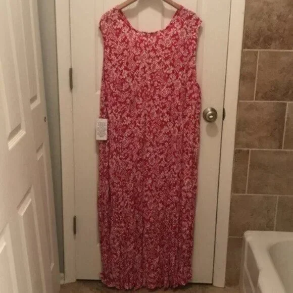 NWOT Woman Within Floral Maxi Dress - Size 12 Petite (Small Petite) - Picture 2 of 6